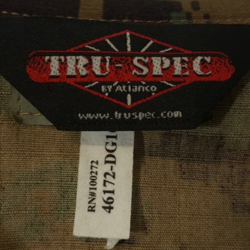 Tru-Spec Digital Camo Jacket Green Size Medium Lng - Picture 3 of 4